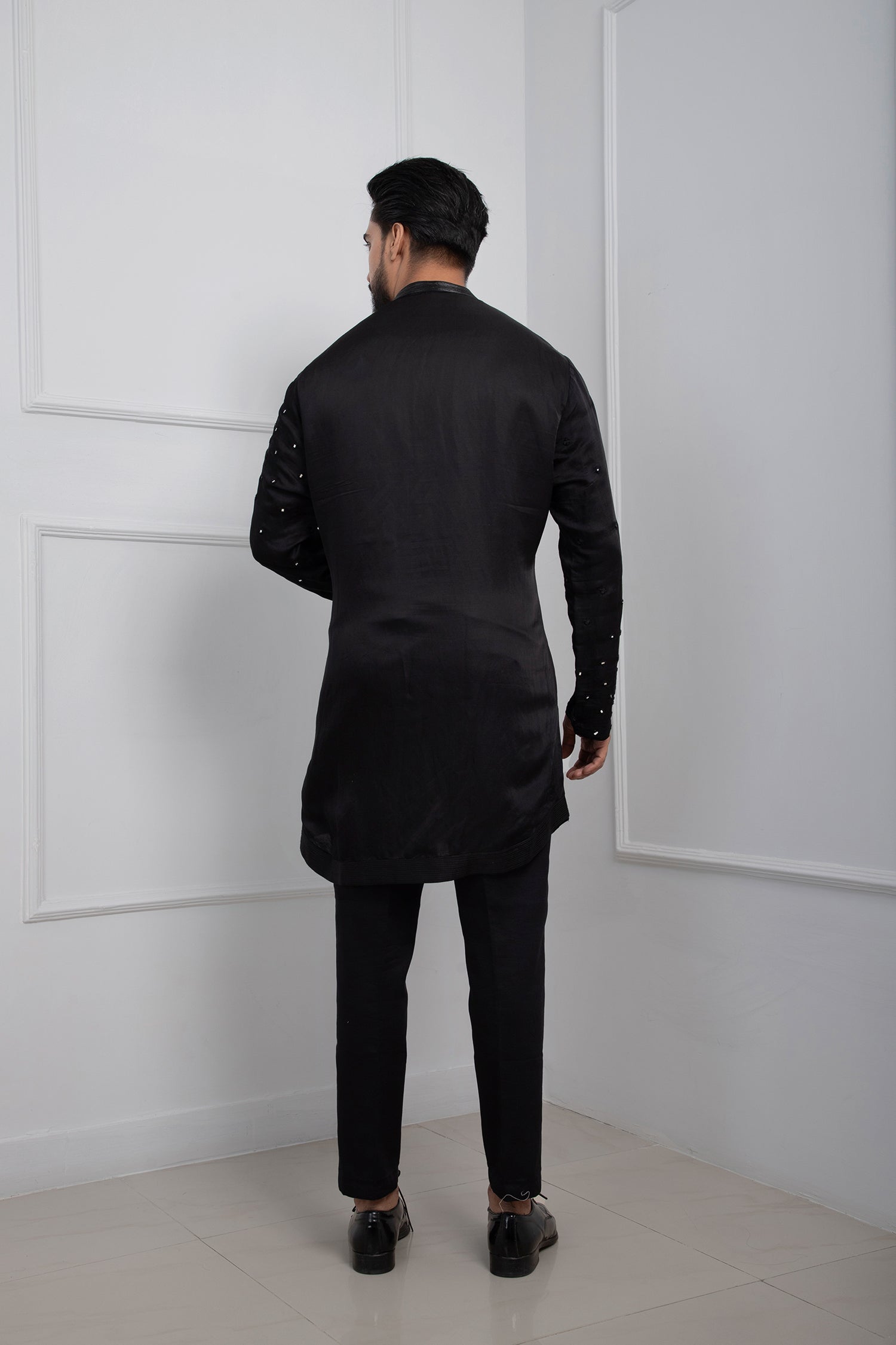 Obsidian Zipper Kurta Set