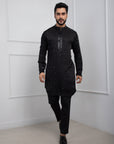 Obsidian Zipper Kurta Set