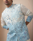 Arctic Pearl Nehru and Kurta Set