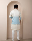 Arctic Pearl Nehru and Kurta Set