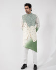Seafoam Nehru and Kurta Set