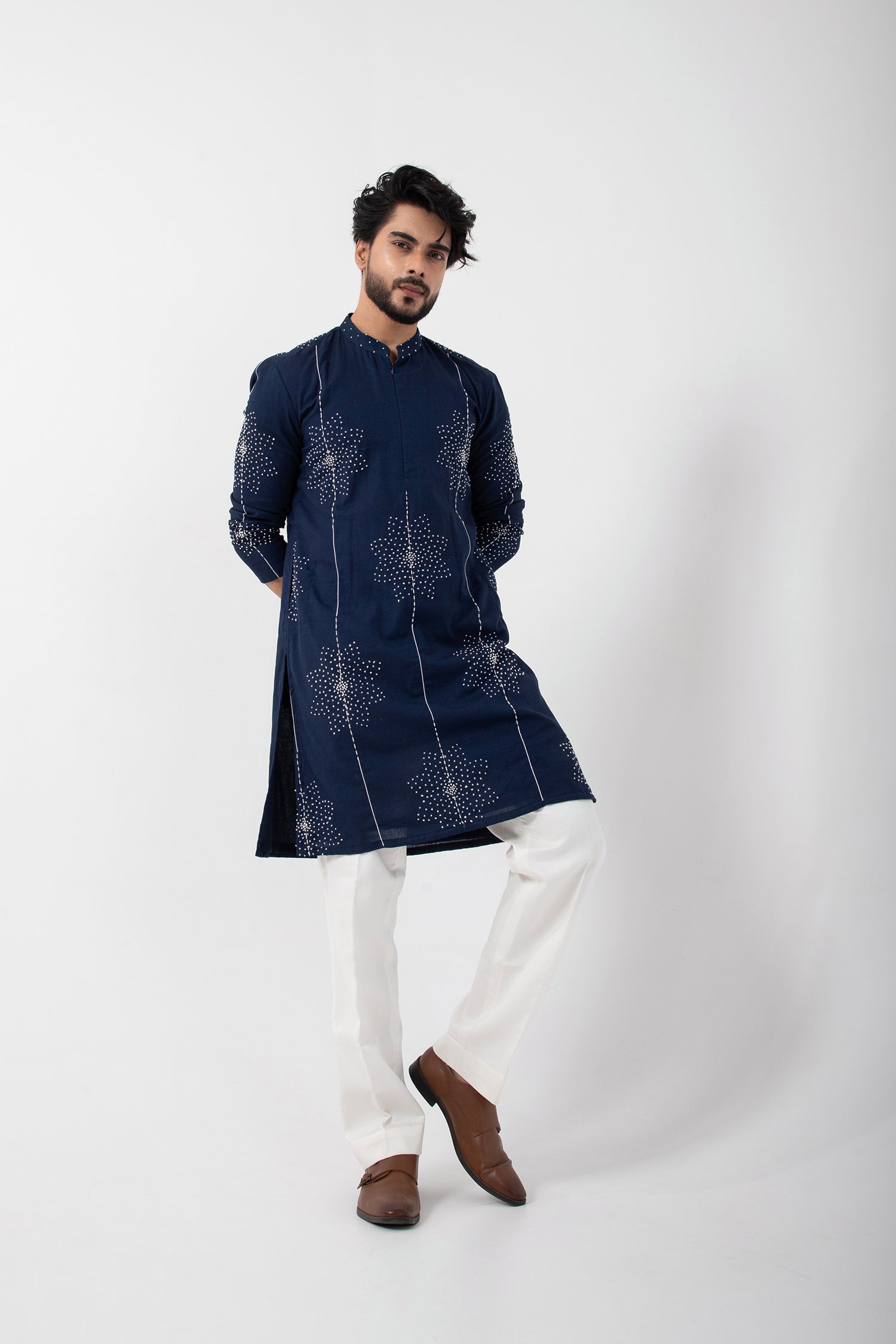 Abyssal Blue Kurta Set