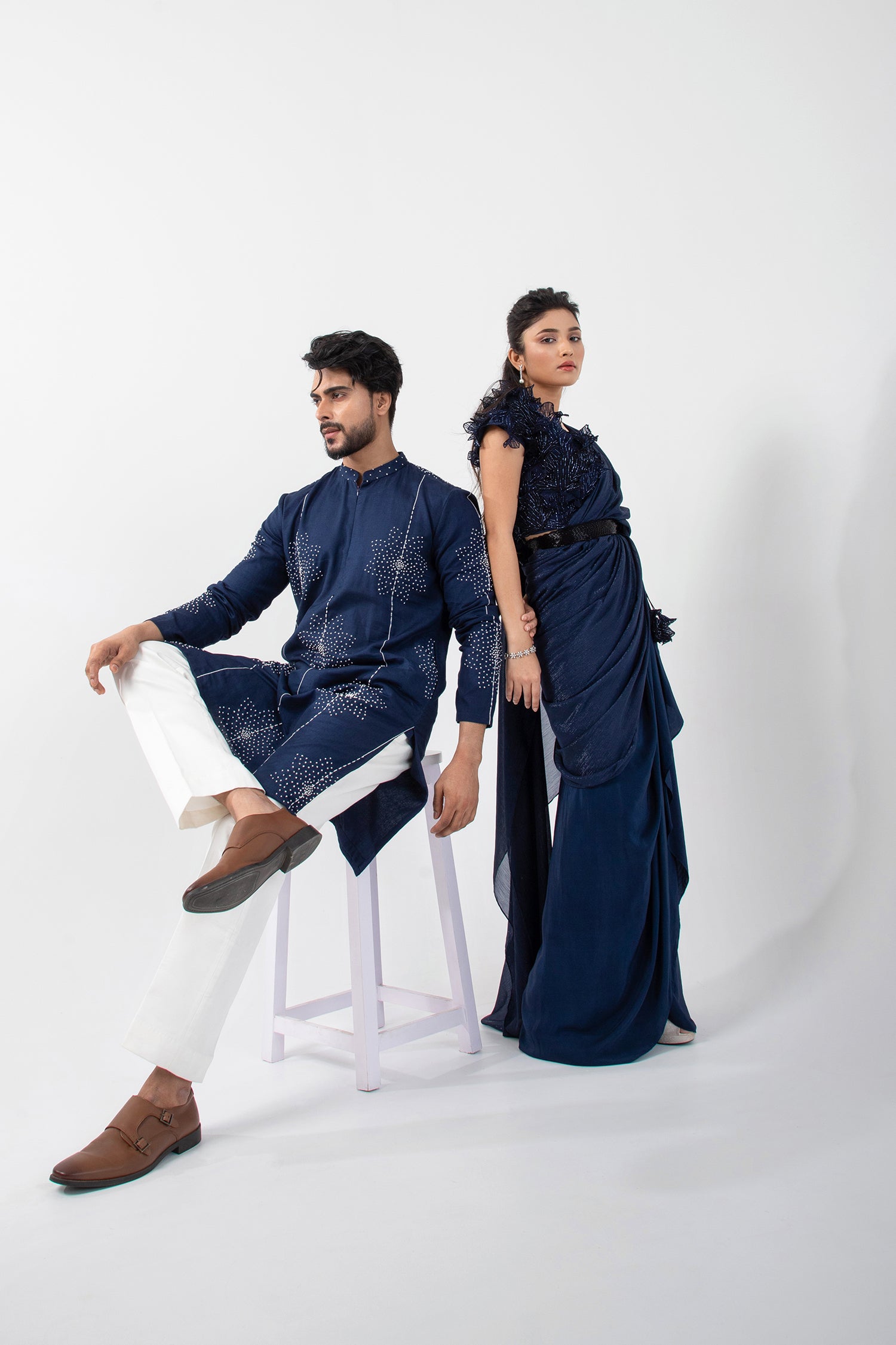 Abyssal Blue Kurta Set