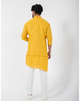 Goldfinch Yellow Nehru and Kurta Set