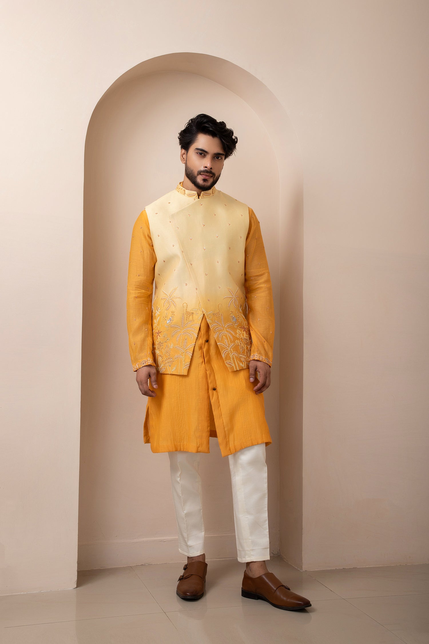 Sweet Nectar Ombre Nehru