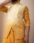 Sweer Nectar Yellow Nehru and Kurta Set