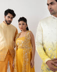 Sweer Nectar Yellow Nehru and Kurta Set