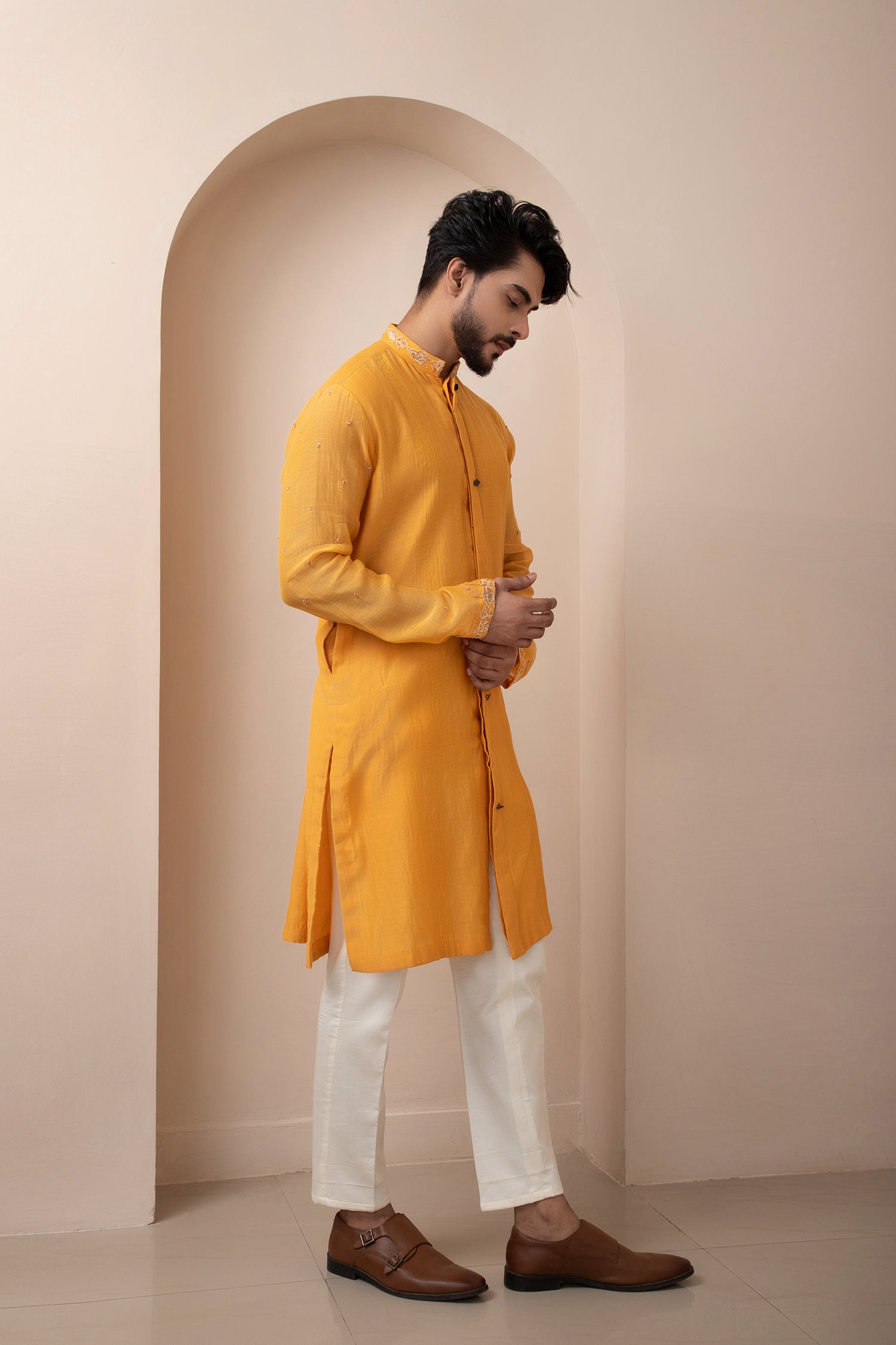 Sweer Nectar Yellow Kurta Set