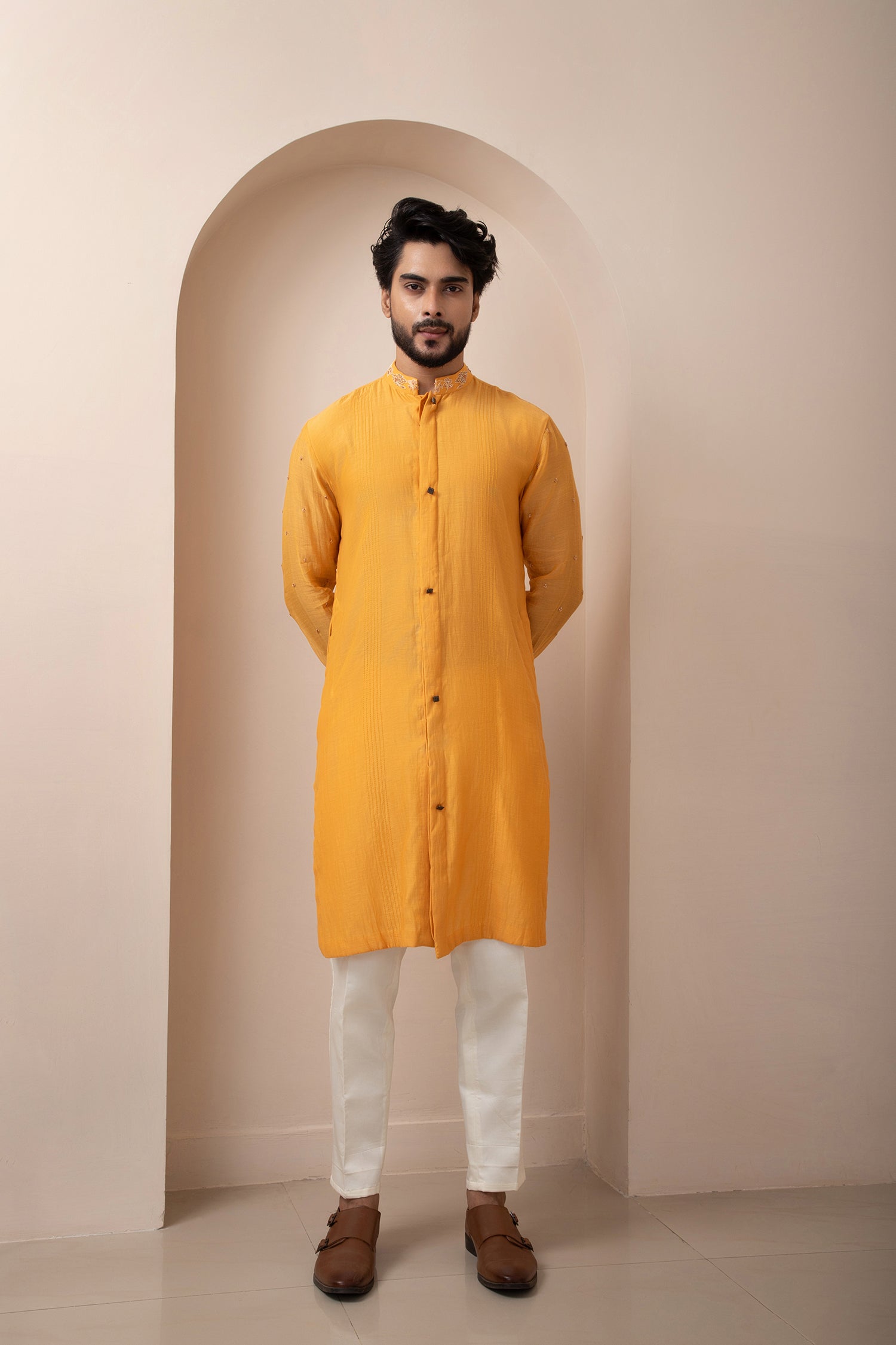 Sweer Nectar Yellow Kurta Set