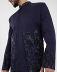 Indigo Sky Bandhgala Set