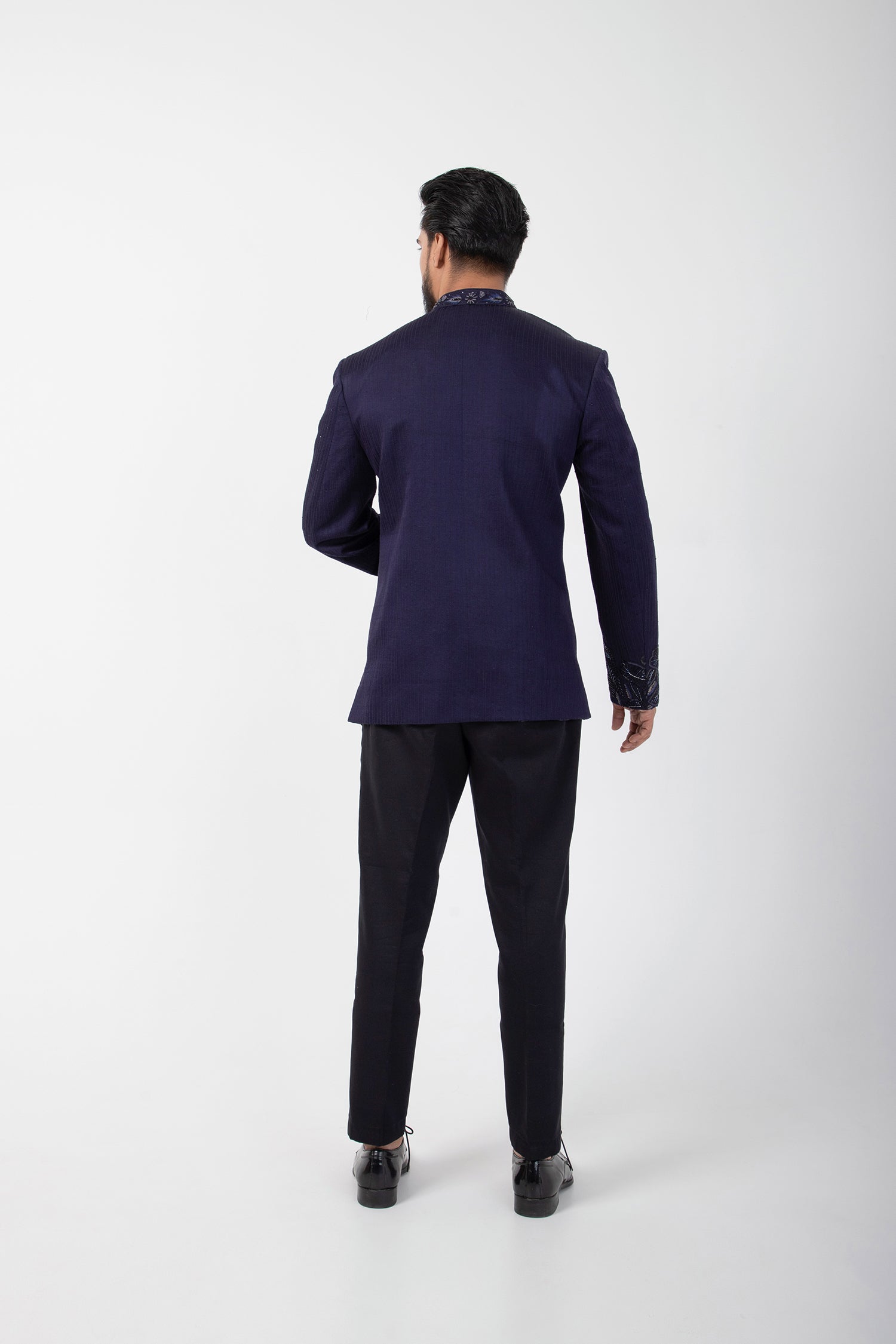 Indigo Sky Bandhgala Set