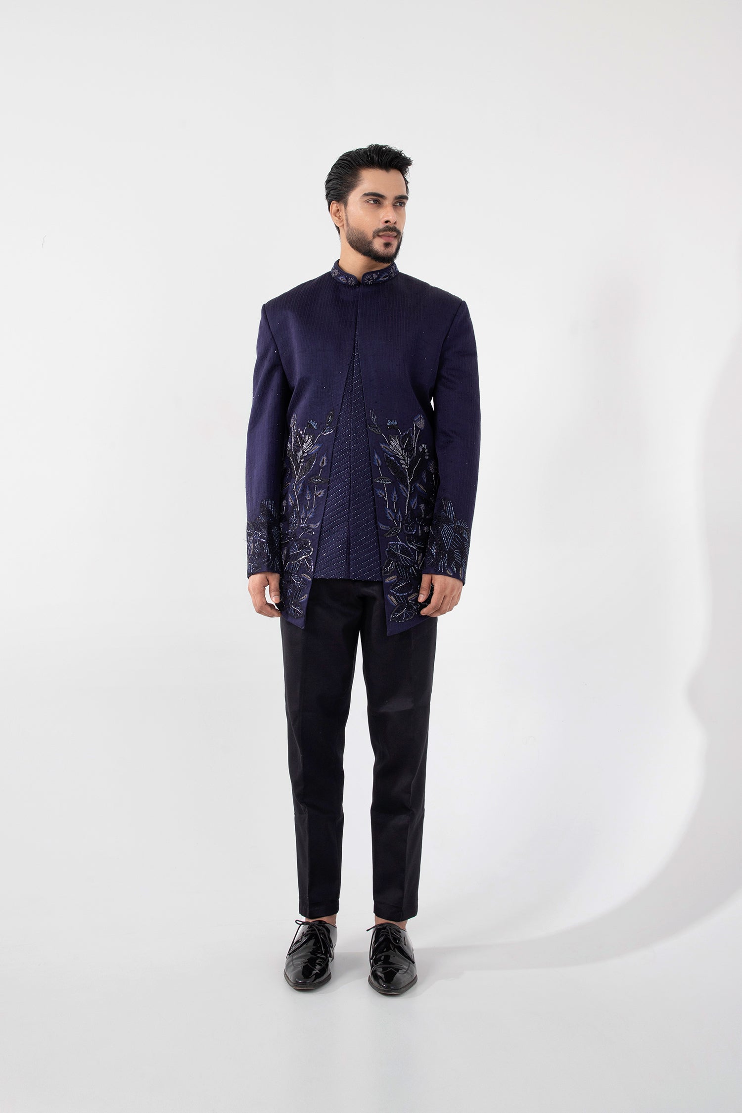 Indigo Sky Bandhgala Set