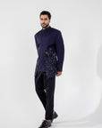 Indigo Sky Bandhgala Set