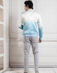 Azure Bliss Bomber Jacket