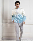 Azure Bliss Bomber Jacket