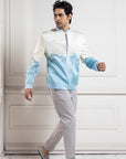 Azure Bliss Bomber Jacket