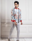 Serenity Crane Bomber Jacket