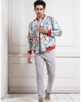 Serenity Crane Bomber Jacket