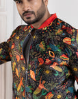 Botanical Vibe Bomber Jacket