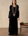 Monarch Black Velvet Suit Set