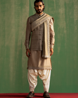 Sairaj Grey Bandi Set