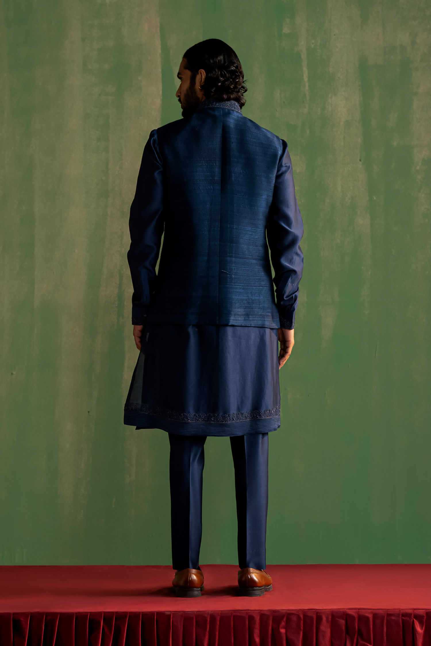 Kavish Midnight Blue Bandi Set