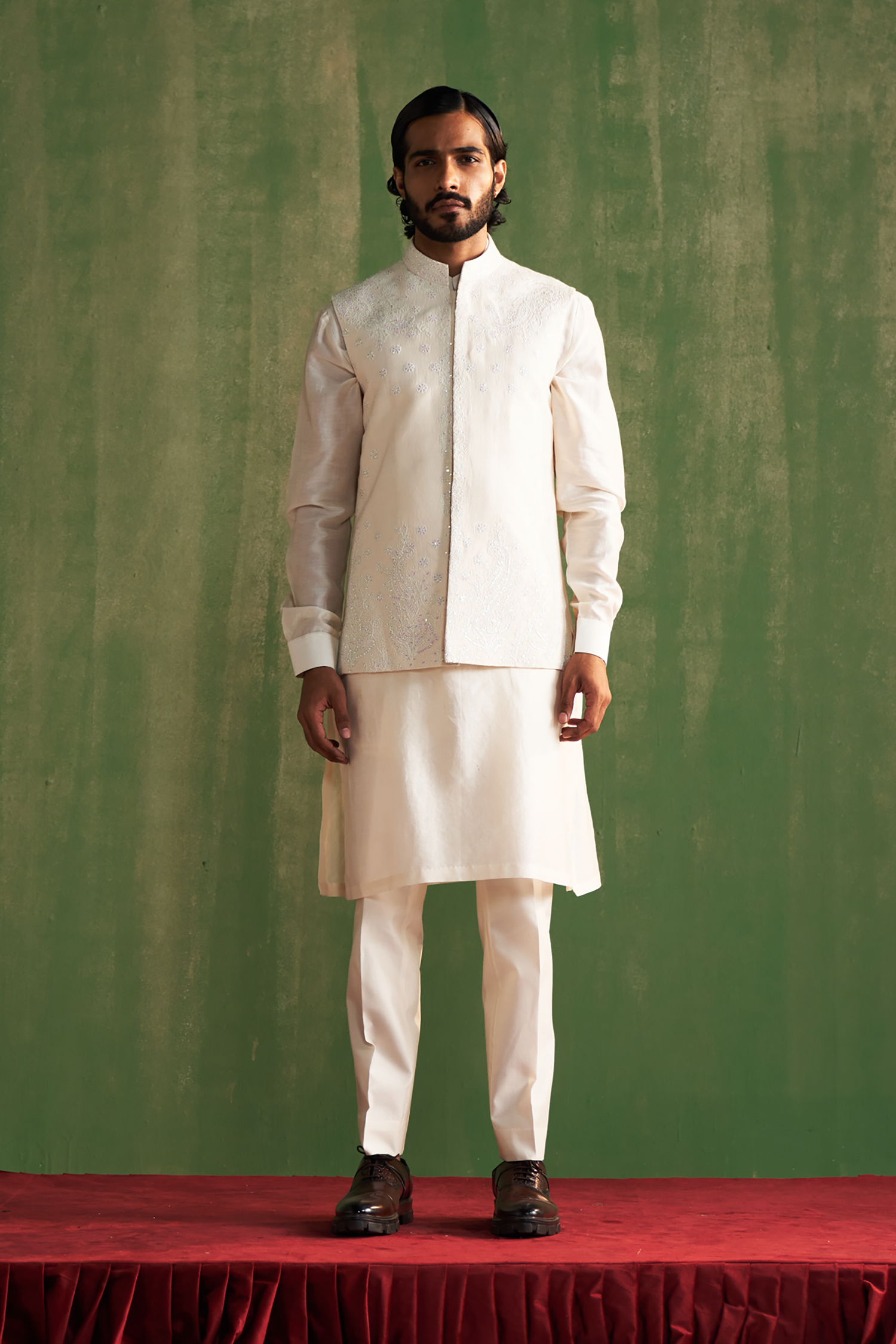 Devansh Ivory Bandi Set