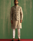 Yuvan Light Grey Bandi Set