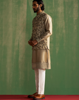 Yuvan Light Grey Bandi Set