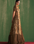 Devika Brown Lehenga Set