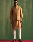 Advait Mustard Bandi Set