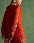Aadhira Rust Gharara Set