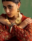 Aadhira Rust Gharara Set