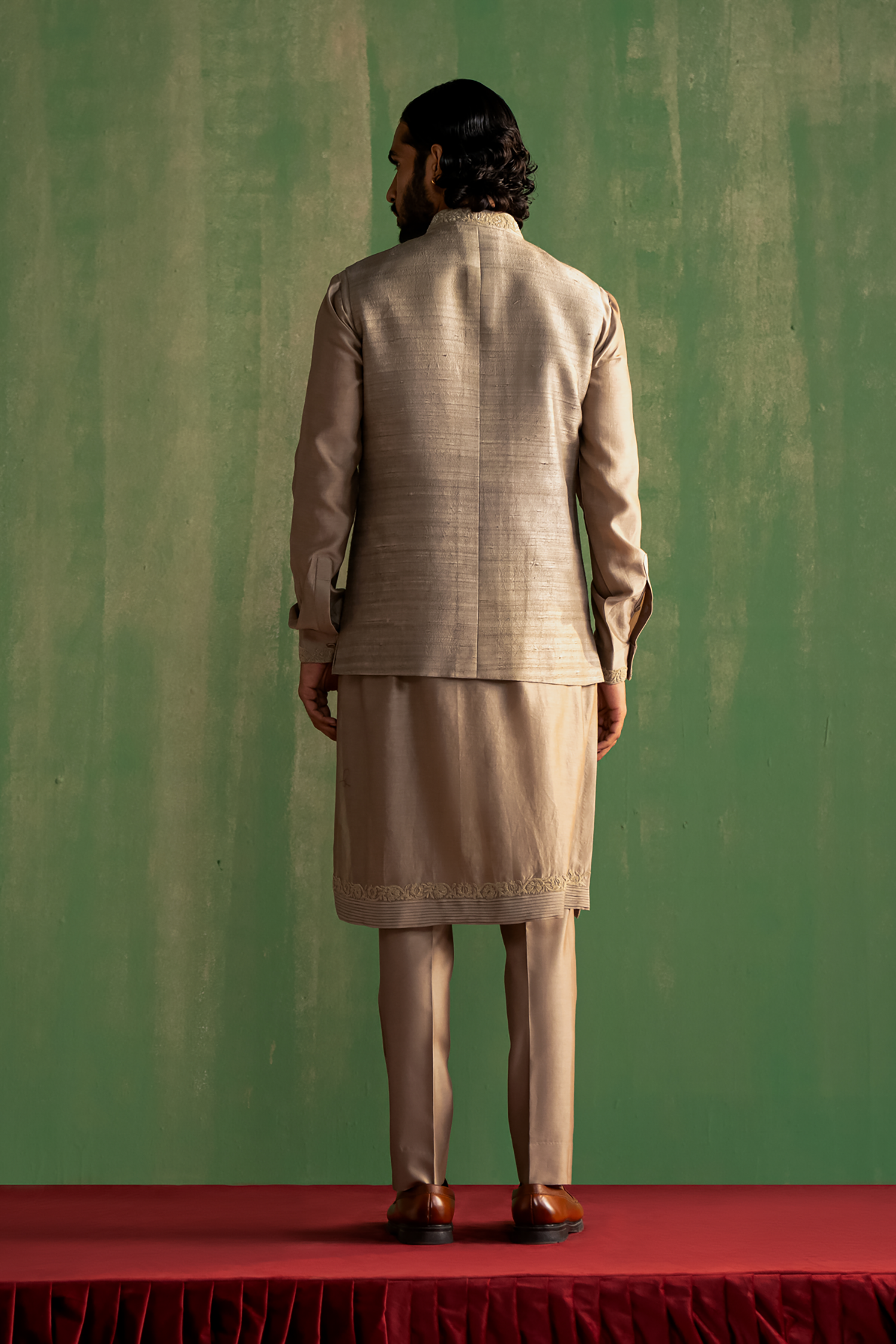 Samarth Grey Bandi Set