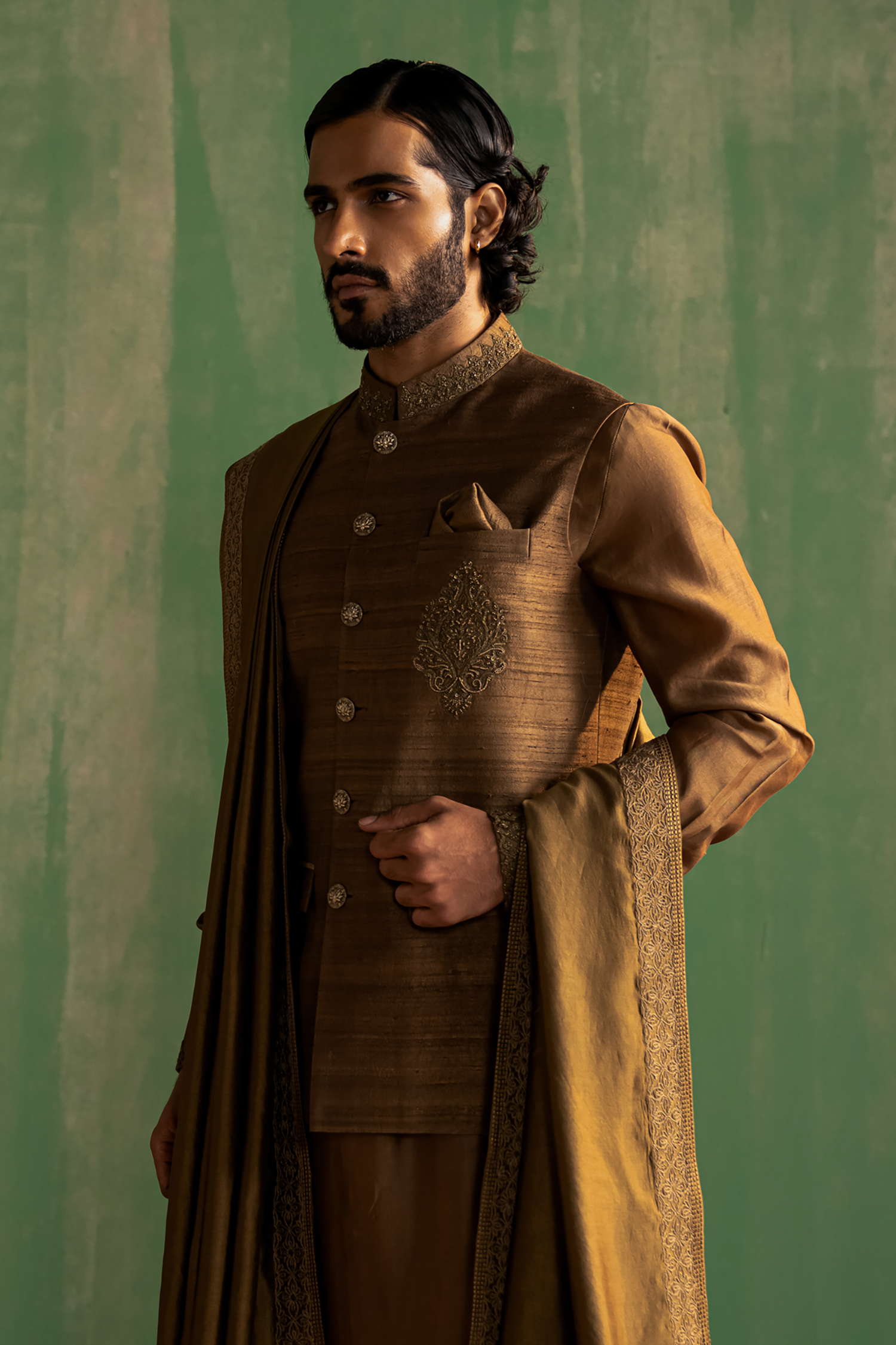 Zavian Brown Bandi Set