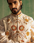 Vedant Ivory Bandi Set