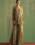 Aadhira Green Gharara Set