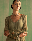 Aadhira Green Gharara Set