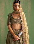 Ishira Green Lehenga Set