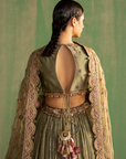 Ishira Green Lehenga Set