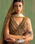 Ruchika Brown Lehenga Set