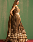Ruchika Brown Lehenga Set