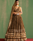 Ruchika Brown Lehenga Set