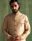 Shivansh Beige Bandi Set