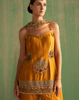 Misha Mustard Kurta Sharara Set