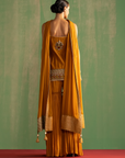 Misha Mustard Kurta Sharara Set
