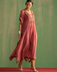 Aarika Mauve Pink Kaftan Set