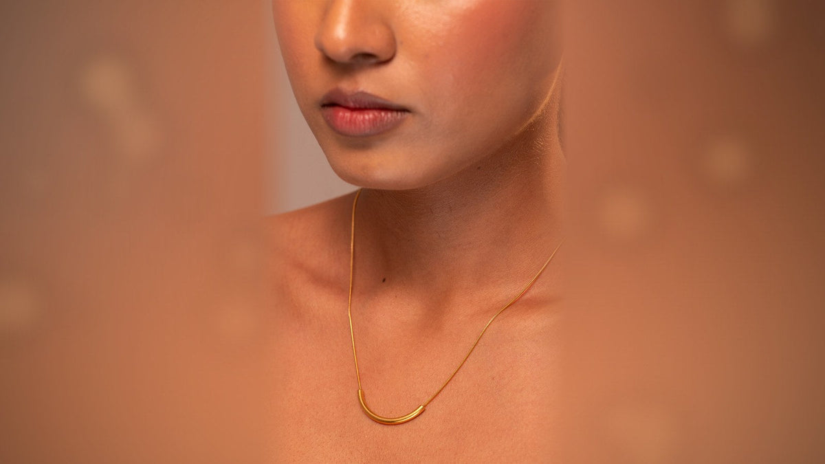 Gold necklace for Karwa Chauth jewellery edit