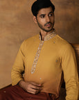 Yellow Ombre Kurta Set