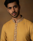 Yellow Ombre Kurta Set